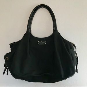 Black Kate Spade Nylon Diaper Bag